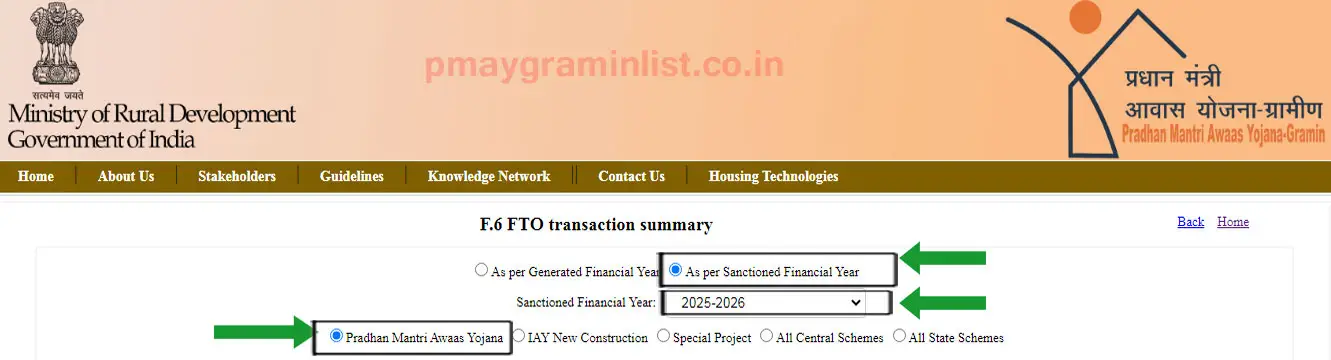 fto transaction summary
