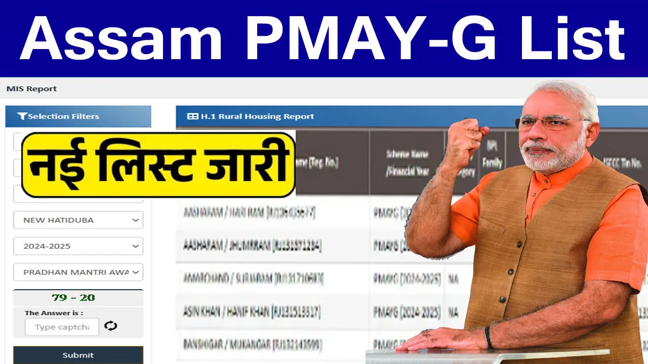 pm awas yojana gramin list assam