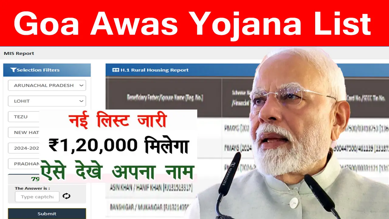 pm awas yojana gramin list goa