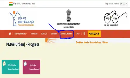 PMAY Subsidy Calculator
